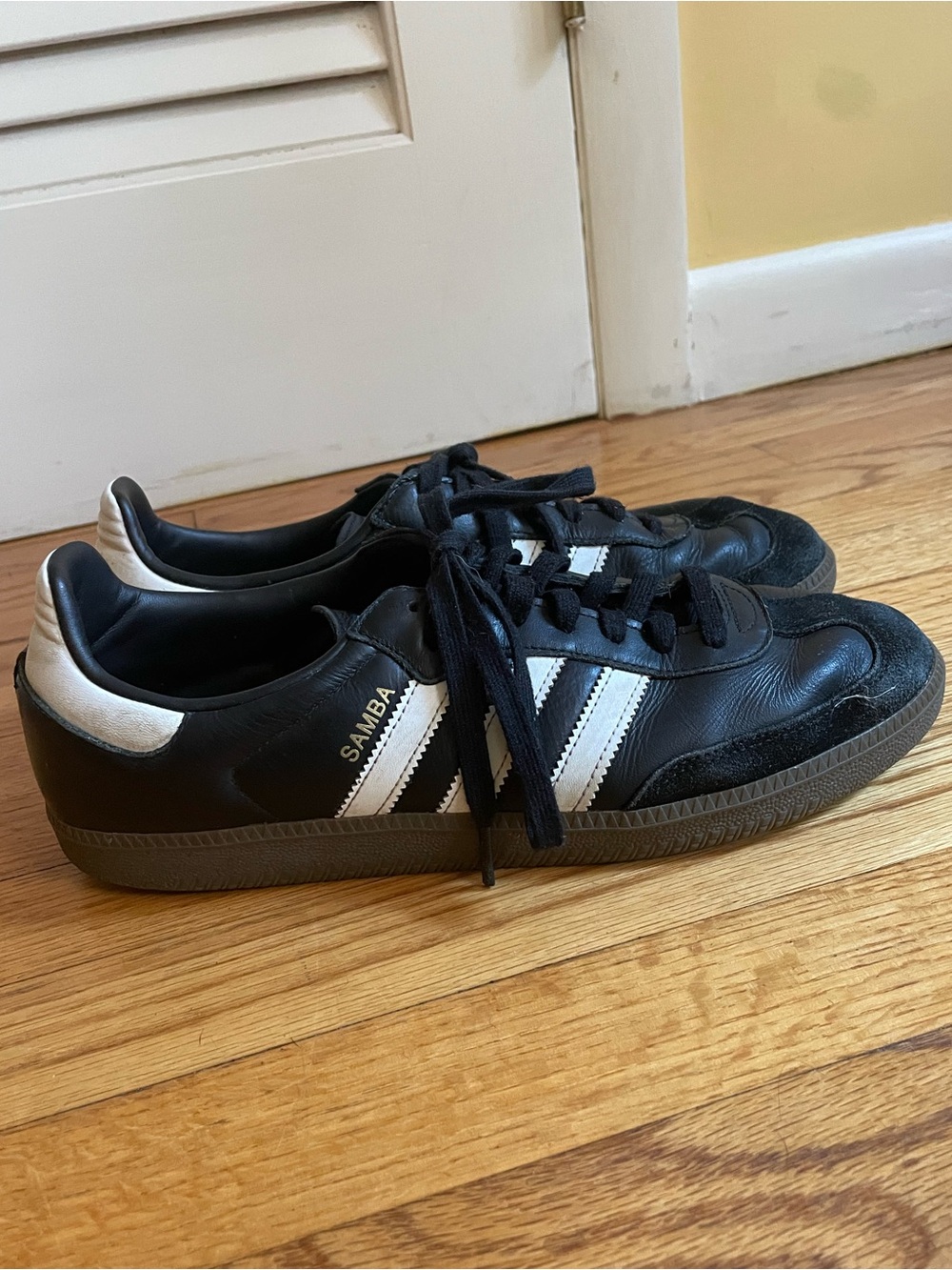 Adidas Samba Sneakers in Black and White